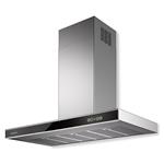 Faber ONYX-T BK GLASSX/ A90 - 325.0541.070 Campana extractora De pared | Clase energética A | 90 cm, 750 m³/h, Iluminación LED
