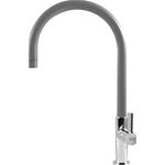 Elleci Mix Volta Grigio Cemento 48 - 6AMGKVTA48 Grifo monocomando Fregadero | Acabado cromado, Monomando, Caño giratorio