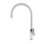 Elleci Mix Volta Bianco 68 - 6AMGKVTA68 Grifo monocomando Fregadero | Acabado cromado, Monomando, Caño giratorio