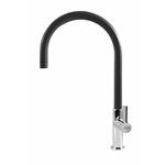 Elleci Mix Volta Nero 40 - 6AMGKVTA40 Grifo monocomando Fregadero | Acabado cromado, Monomando, Caño giratorio
