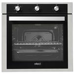 Elleci FMSP60279NS Four encastré finition aluminium, 6 feux, grilles en fonte
