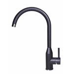 Elleci Mix Adige Nero 40  - 6AMGKADI40 Grifo monocomando Fregadero | Acabado acero, Caño giratorio, Cartucho cerámico