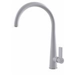 Elleci Mix Athena Aluminium 79 - 6AMMKATH79 Grifo monocomando Fregadero | Acabado cromo, Caño orientable, Cartucho cerámico