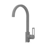 Elleci Mix Bridge Grigio Cemento 48 - 6AMGKBRI48 Grifo monocomando Fregadero | Acabado acero, Caño giratorio, Cartucho cerámico