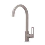 Elleci Mix Bridge Tortora 43 - 6AMGKBRI43 Grifo monocomando Fregadero | Acabado acero, Caño giratorio, Cartucho cerámico