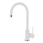 Elleci Mix Cloud Bianco 68 - 6AMGKCLO68 Grifo monocomando Fregadero | Clase energética - | Acabado blanco, Caño giratorio, Cartucho cerámico