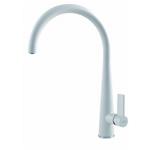 Elleci Mix Athena Bianco 68 - 6AMGKATH68 Grifo monocomando Fregadero | Acabado acero, Caño giratorio, Cartucho cerámico