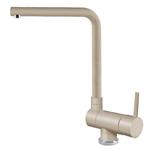 Elleci Mix Danubio Avena 51 - 6AMGKDAN51 Grifo monocomando Fregadero | Acabado acero, Caño giratorio, Cartucho cerámico