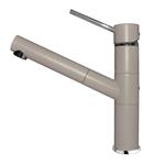 Elleci Mix Reno Tortora 43 - 6AMGKREN43 Grifo monocomando Fregadero | Acabado acero, Caño giratorio, Cartucho cerámico