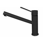 Elleci Mix Sava Nero 40 - 6AMGKSAV40 Grifo monocomando Fregadero | Acabado acero, Caño giratorio, Cartucho cerámico