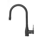 Elleci Mix Neva Antracite 59 - 6AMGKNEV59 Grifo monocomando Fregadero | Acabado acero, Caño giratorio, Cartucho cerámico