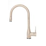 Elleci Mix Neva Avena 51 - 6AMGKNEV51 Grifo monocomando Fregadero | Acabado acero, Caño giratorio, Cartucho cerámico