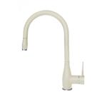 Elleci Mix Neva Bianco Antico 62 - 6AMGKNEV62 Grifo monocomando Fregadero | Acabado acero, Caño giratorio, Cartucho cerámico