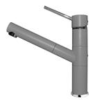 Elleci Mix Reno Grigio Cemento 48 - 6AMGKREN48 Grifo monocomando Fregadero | Acabado acero, Caño giratorio, Cartucho cerámico