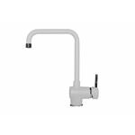 Elleci Mix Senna Bianco 68 - 6AMGKSEN68 Grifo monocomando Fregadero | Acabado acero, Caño giratorio, Cartucho cerámico