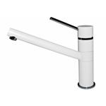 Elleci Mix Sava White 96 - 6AMKKSAV96 Grifo monocomando Fregadero | Acabado cromado, Caño giratorio, Cartucho cerámico