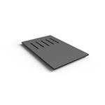 Elleci ATH020GR kitchen cutting board Rectangular Black