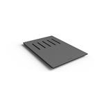 Elleci ATH040GR kitchen cutting board Rectangular Black