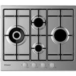 Candy Timeless CHW6D4WX Acero inoxidable Integrado 60 cm Encimera de gas 4 zona(s)