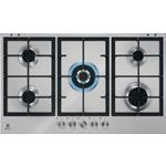 Electrolux KGS9536SX Gas hob Built-in | Class A | 3 induction zones, Touch control, Child safety