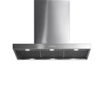 Falmec Marte Pro 90 P.E. Inox 220-240V - 50-60Hz T100 S/Filtro Campana extractora De pared | Clase energética A+ | Filtro Carbon.Zeo, Vidrio negro, Iluminación LED