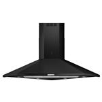 elica ACUTA BL/F/100 - PRF0127462A Hood Corner | Class A | Width 100 cm, Black glass, Class A