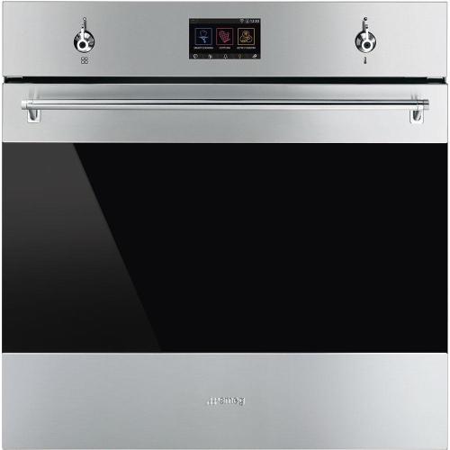Smeg SF6303TPX Horno | Nevera de vino termoeléctrico | Clase energética A+ | Promedio, Horno de gas natural, 70 L