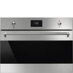 Smeg SF4301MX Oven Built-in | Class A | Compact 45 cm, function microwave, grill, LCD display, inox fingerprint-resistant