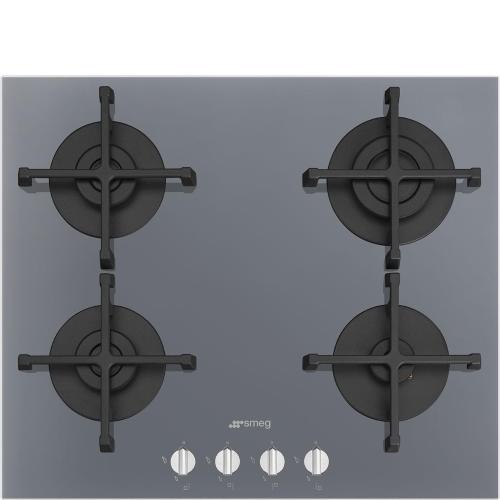 Smeg PV264S Placa de cocción | Nevera de vino termoeléctrico | Plata, Para empotrar, 60 cm