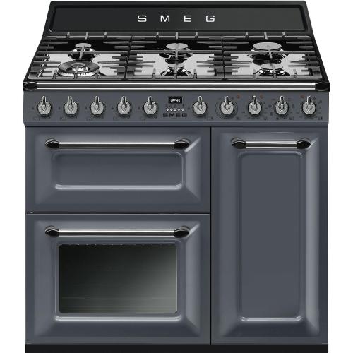 Smeg TR93GR Cocina | Cocina independiente | Clase energética B | Cocina, Gris, Botones