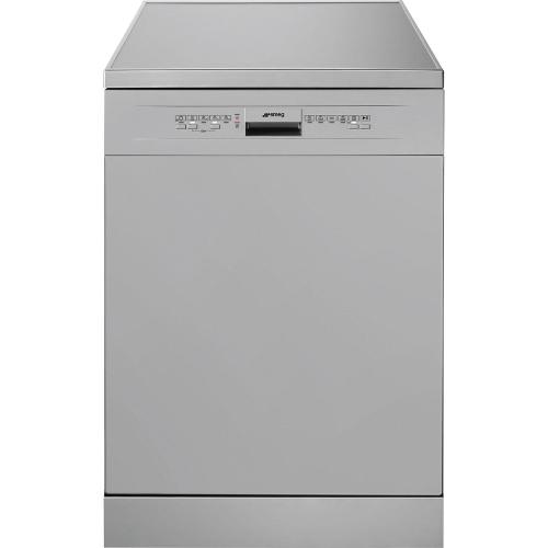 Smeg LVS222SIN Geschirrspüler | Freistehend | Energieklasse E | Freie Installation, Maximale Größe (60 cm), Silber