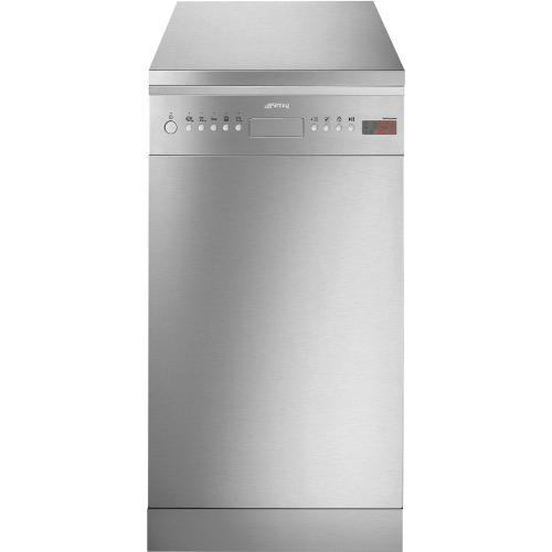 Smeg LSA4525XIN Lave-vaisselle | Pose libre | Classe énergétique E | Installation libre, Compacte (45 cm), acier inoxydable