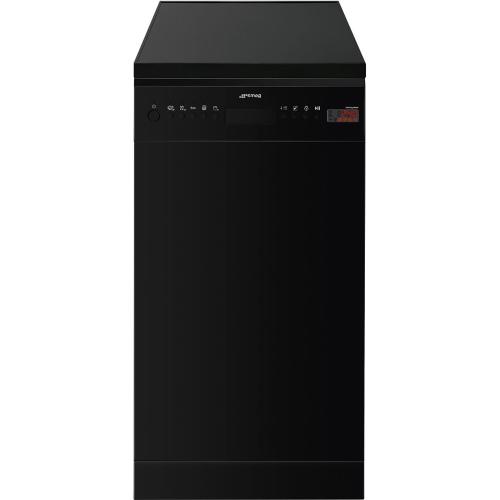 Smeg LSA4525NIN Lave-vaisselle | Pose libre | Classe énergétique E | Installation libre, Compacte (45 cm), Noir