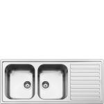 Smeg LLR116-2 Sink Built-in | Stainless steel, single basin, under-top installation