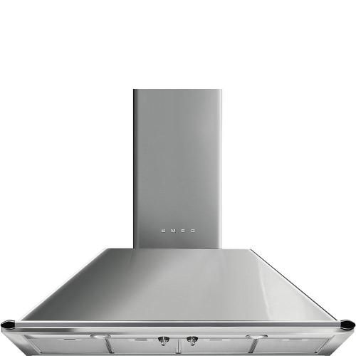 Smeg KTR110XE Campana extractora | De pared | Clase energética A | 554 m3/h, Aspirador/Filtrante, A