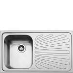 Smeg SP861D Sink Built-in | Single basin, Drainer, Stainless steel