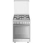 Smeg CX68M8-1 Cocina | Cocina independiente | Clase energética A | Cocina, acero inoxidable, Pomo