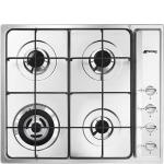 Smeg SR64S hob Stainless steel Built-in Gas 4 zone(s)
