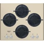 Hotpoint HAGD 61S/CH Gas hob Built-in | Class - | 4 gas burners, Enamelled grids, Electronic ignition