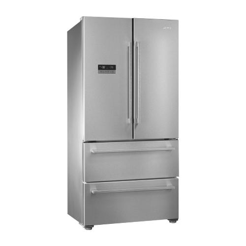 Smeg FQ55FX2PE Kühl-gefrierkombination | Freistehend | Energieklasse A++ | Freie Installation, Flügeltür, Edelstahl