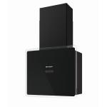 Faber GLAM-FIT 55 BK  - 330.0528.270 Hood Wall-mounted | Class B | Black glass, LED, compact design
