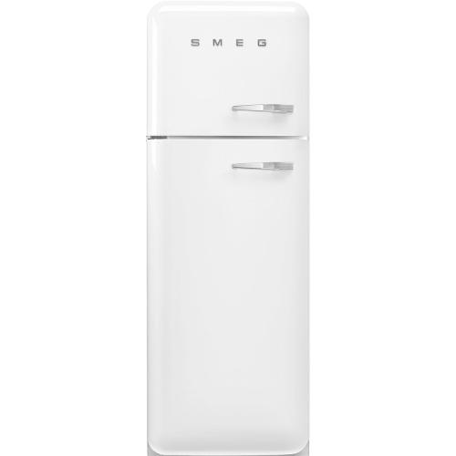 Smeg FAB30LWH5 Réfrigérateur-congélateur | Pose libre | Classe énergétique D | Capacité totale : 294 L, refroidissement par ventilation, zone Life Plus 0 °C, niveau sonore : 37 dB(A)
