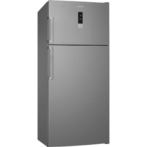 Smeg FD84EN4HX Frigorífico-congelador | Nevera de vino | Clase energética F | tecnología No Frost, 4 puertas, pantalla externa