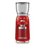 Smeg CGF01RDEU Kaffeemühle | Elektrische Kaffeemühle | Elektrische Kaffeemühle, 350 g, Kegelmühle