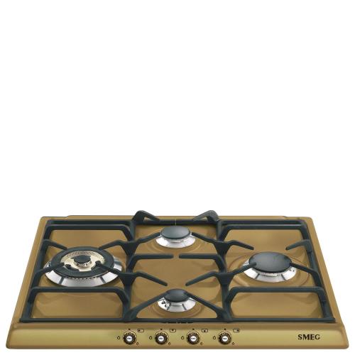 Smeg SR764OT Plaque de cuisson | Intégré | laiton, À encastrer, Gaz