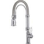 Smeg MIDR7CR-2 Grifo monocomando Fregadero | Grifo mezclador monomando, acabado cromo, instalación con empotrado