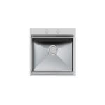 Foster Vasca Milanello 430X374 Ft C/Br - 1031050 Sink  1 vasca: 430 x 374, Piletta automatica Space Push (PP) 3 ½, Sistema a 3 invasi | Built-in