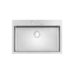 Foster Vasca S4001 V71 R12 Ft Br Inox - 3366050 Sink  1 vasca: 500 x 400, Piletta automatica Space 3½, Possibilità di fori aggiuntivi | Built-in