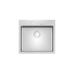 Foster Vasca S4001 V50 R12 Ft Br Inox - 3365050 Sink  1 vasca: 500 x 400, Piletta automatica Space 3½, Possibilità di fori aggiuntivi | Built-in