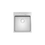 Foster Vasca S4001 V40 R12 Ft Br Inox - 3363050 Sink  1 vasca: 500 x 400, Piletta automatica Space 3½, Possibilità di fori aggiuntivi | Overlapping